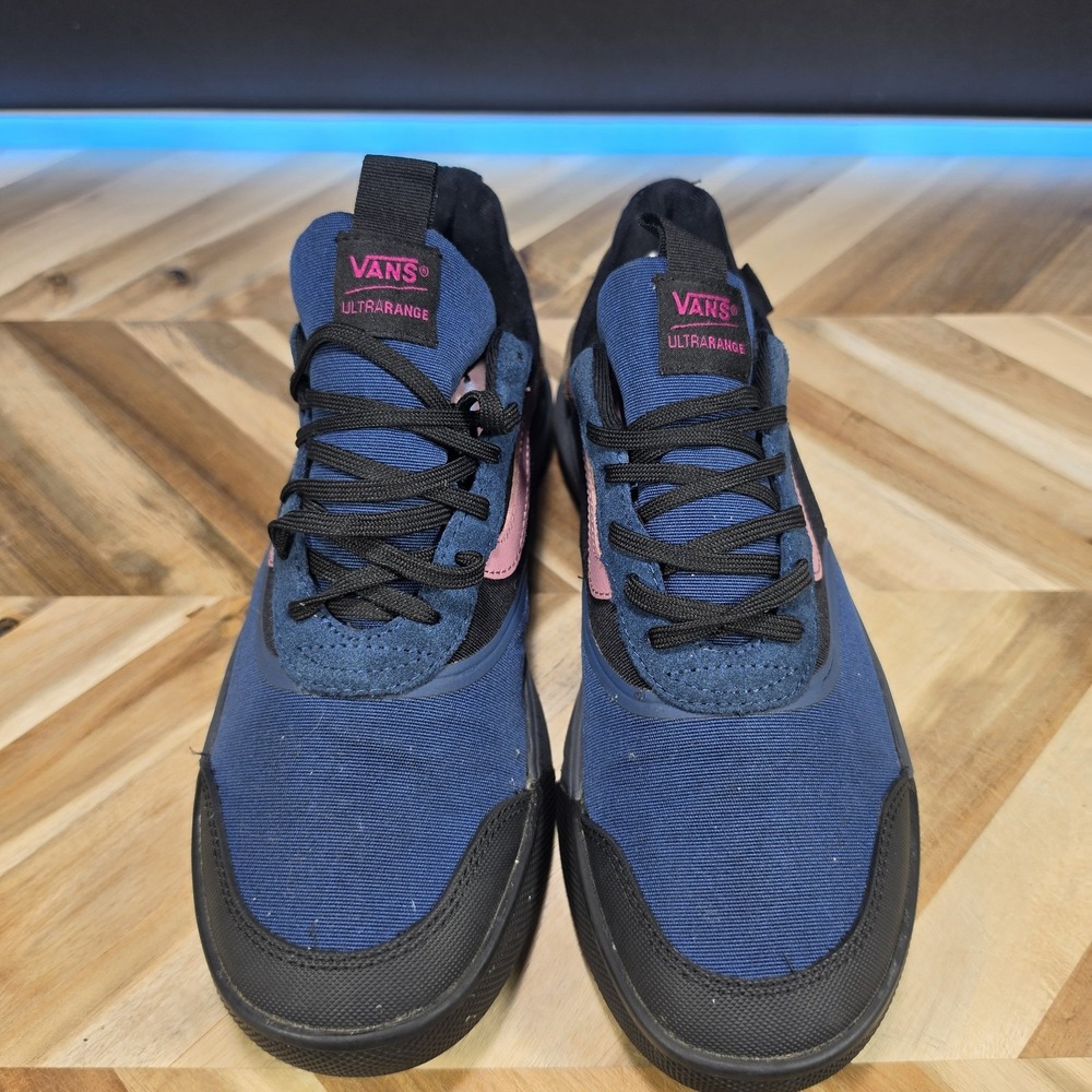 VANS UltraRange Gibraltar Sea Blue Ebony Blackβ Pink Mens Skate Shoes Size 10 - Picture 3 of 13